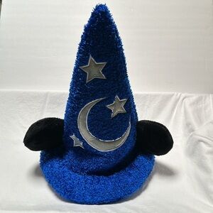 Vintage Disney Mickey Mouse Fantasia Blue Sorcerer Wizard Hat with Ears